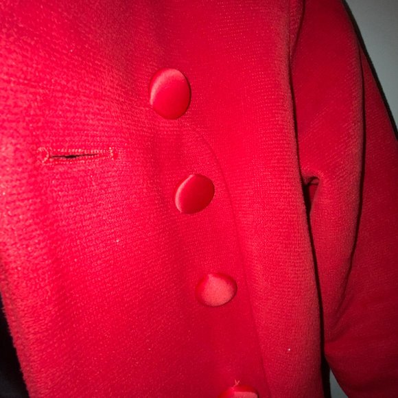 Cherry Red Vaute Couture Coat-Warm, Cute and Bold - Picture 2 of 5
